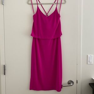 💕Banana Republic Magenta Slip Dress